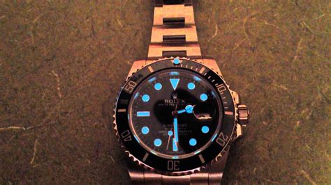 rolex submariner lume charge|how to charge watch lume.